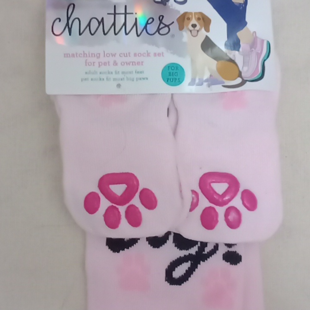 Chatties Pet Owner Matching Low Cut Sock Set Big Pup Dog Accessories Socks